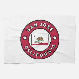 San Jose California Tea Towel