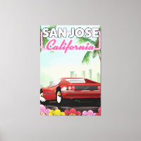 San Jose, California travel poster