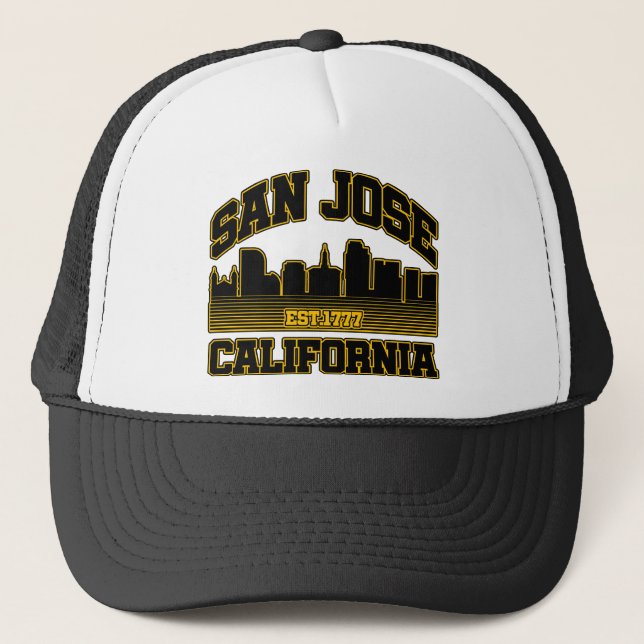 San Jose, California Trucker Hat (Front)