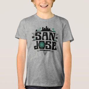 San Jose California United States Tri-Blend Shirt