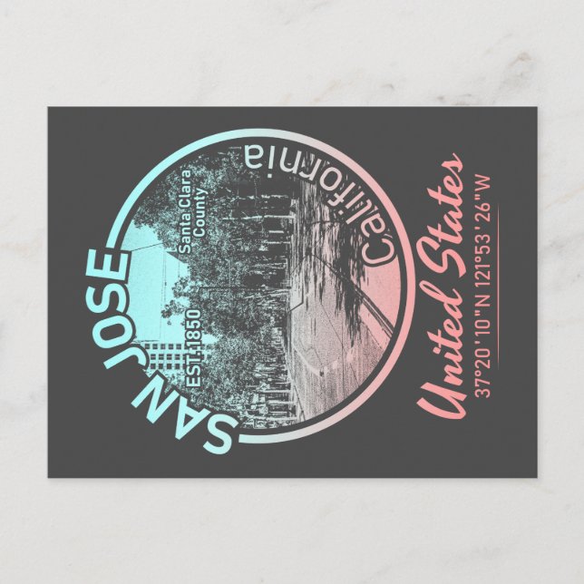 SAN JOSE - CALIFORNIA VINTAGE POSTCARD (Front)