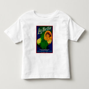 San Jose, CaliforniaLa Bella Vegetable Label Toddler T-Shirt