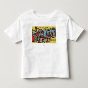 San Jose, CaliforniaLarge Letter Scenes Toddler T-Shirt