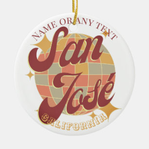 San José City California USA  Ceramic Tree Decoration