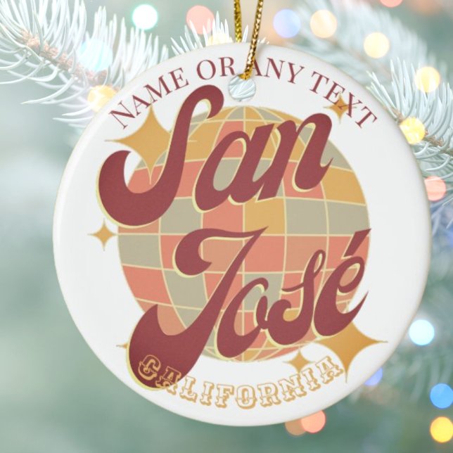 San José City California USA  Ceramic Tree Decoration (Creator Uploaded)