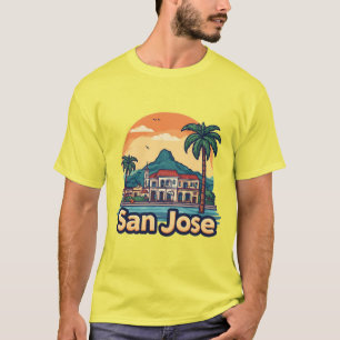 San Jose Cityscape With Capitol Landmark T-Shirt