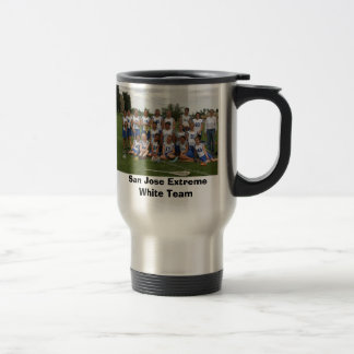 San Jose Extreme White Team Travel Mug