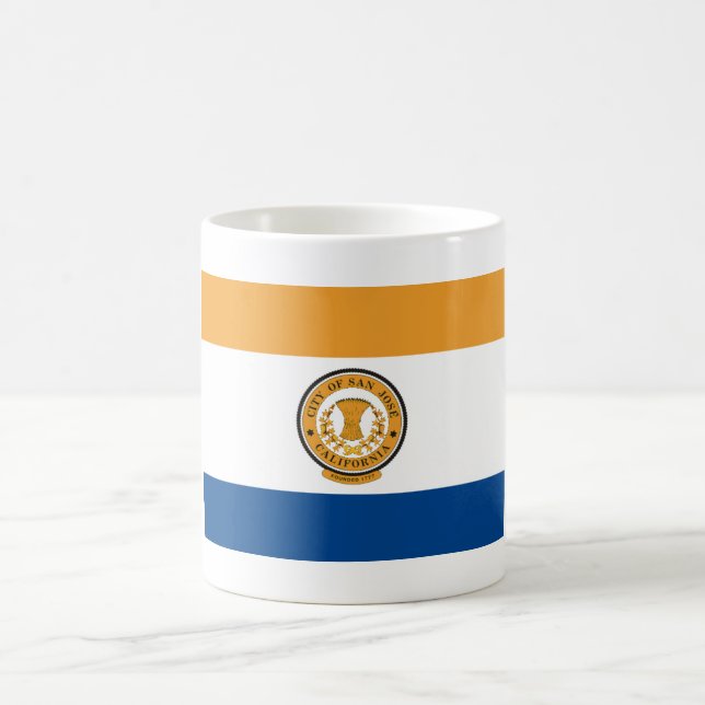 San Jose Flag Coffee Mug (Center)