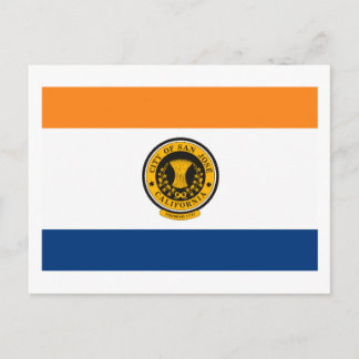 San Jose Flag Postcard