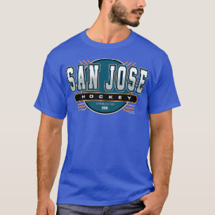 San Jose Hockey Retro Vintage Sharks Inspired 90s  T-Shirt