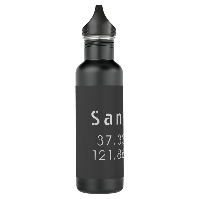 San Jose Latitude Longitude  710 Ml Water Bottle (Left)