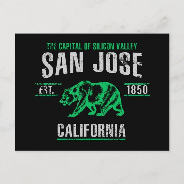 San Jose Postcard (Front)