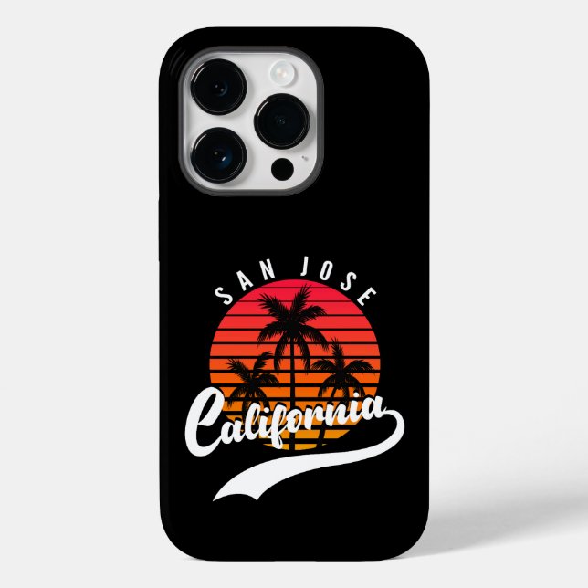 San Jose Retro  Case-Mate iPhone 14 Pro Case (Back)