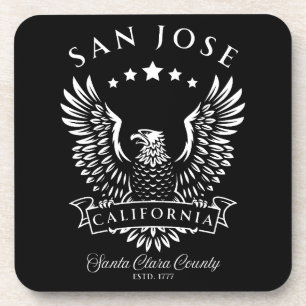 San Jose Santa Clara County California Vintage Coaster