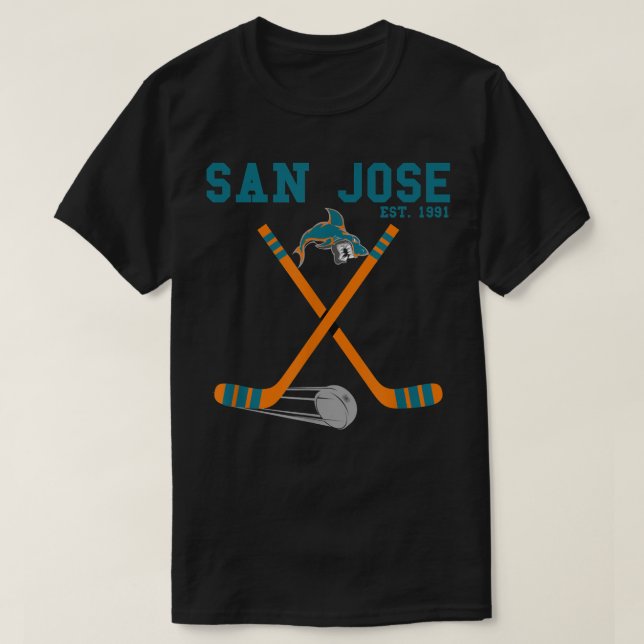 San Jose Sports Team Est 1991 Novelty Athletic Sha T-Shirt (Design Front)