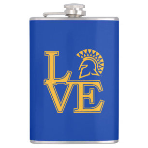 San Jose State Love Hip Flask