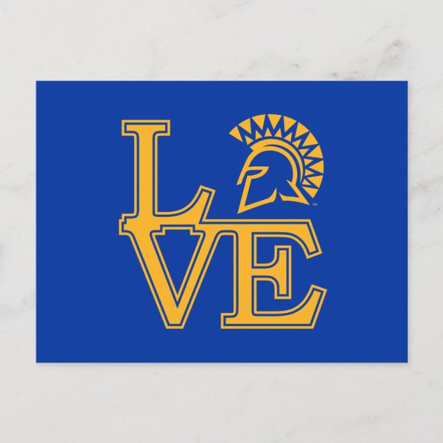 San Jose State Love Invitation Postcard (Front)