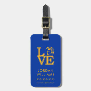San Jose State Love Luggage Tag