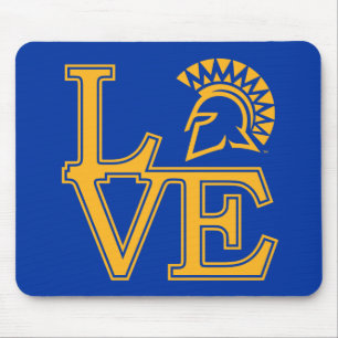 San Jose State Love Mouse Mat