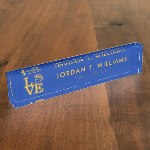 San Jose State Love Nameplate