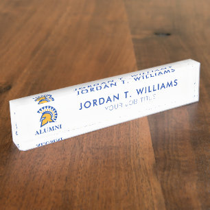 San Jose State Spartans Alumni Nameplate