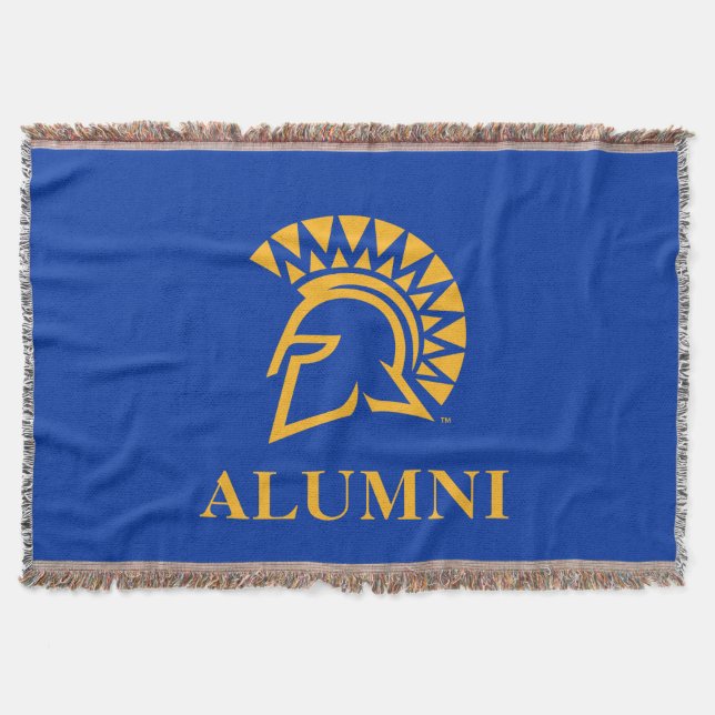 San Jose State Spartans Alumni Throw Blanket (Front)