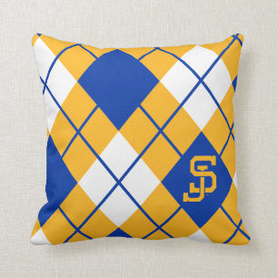 San Jose State Spartans argyle Cushion