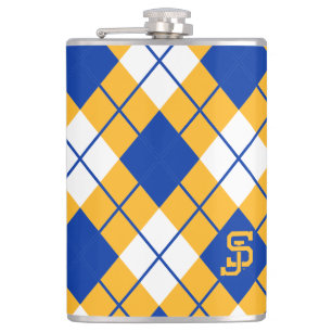 San Jose State Spartans argyle Hip Flask