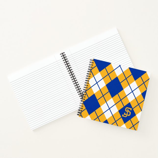 San Jose State Spartans argyle Notebook (Inside)