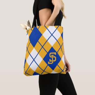 San Jose State Spartans argyle Tote Bag