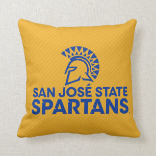 San Jose State Spartans Carbon Fibre Pattern Cushion