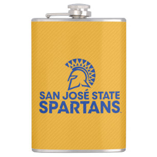 San Jose State Spartans Carbon Fibre Pattern Hip Flask