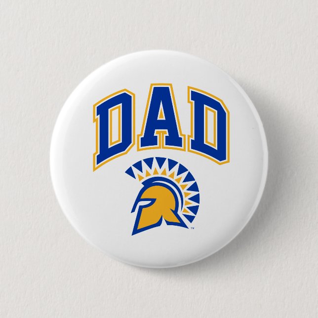 San Jose State Spartans Dad 6 Cm Round Badge (Front)