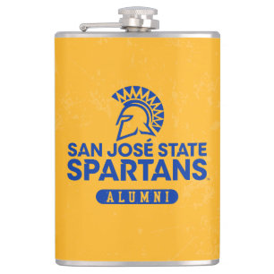 San Jose State Spartans Distressed Hip Flask