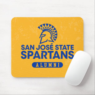 San Jose State Spartans Distressed Mouse Mat