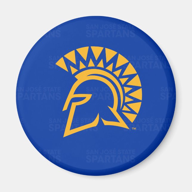San Jose State Spartans Logo Watermark Magnet (Front)