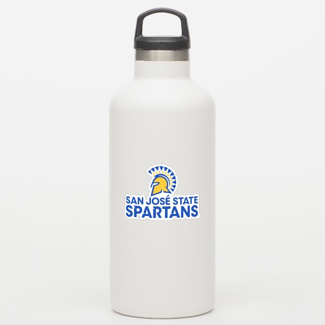 San Jose State Spartans Logo Wordmark (Waterbottle)