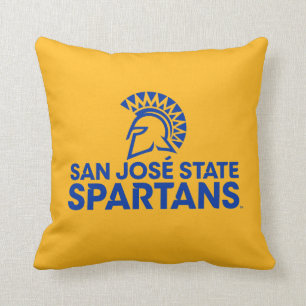 San Jose State Spartans Logo Wordmark Cushion