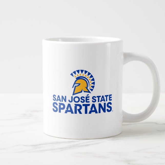 San Jose State Spartans Logo Wordmark Large Coffee Mug (Right)