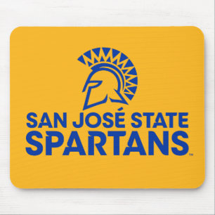 San Jose State Spartans Logo Wordmark Mouse Mat