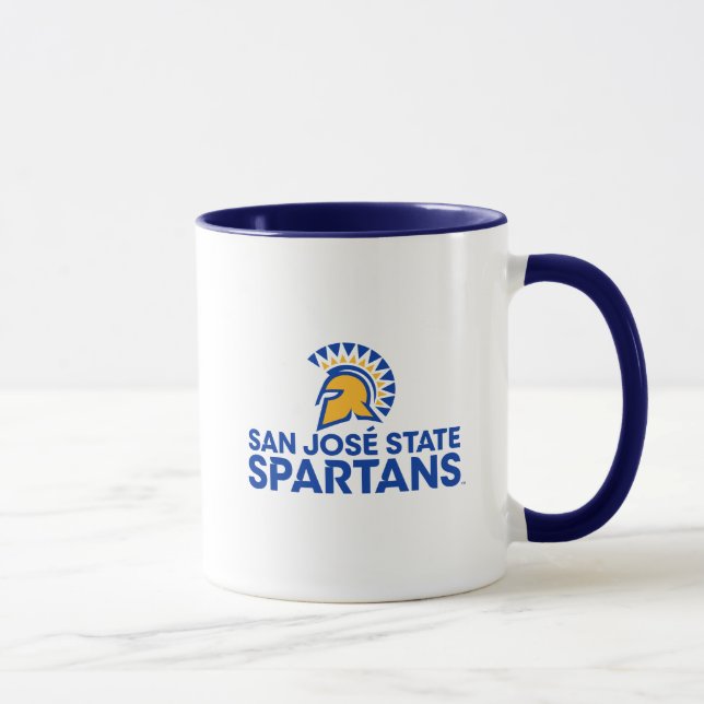 San Jose State Spartans Logo Wordmark Mug (Right)