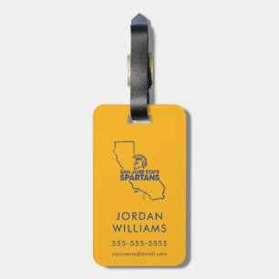 San Jose State Spartans Love Luggage Tag