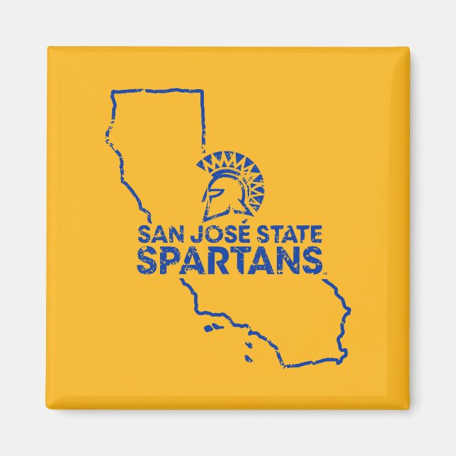 San Jose State Spartans Love Magnet (Front)