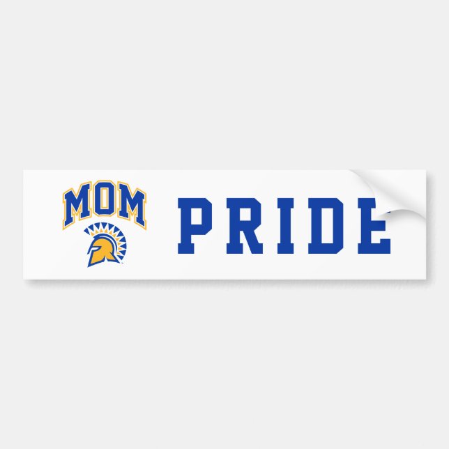 San Jose State Spartans Mum Bumper Sticker (Front)