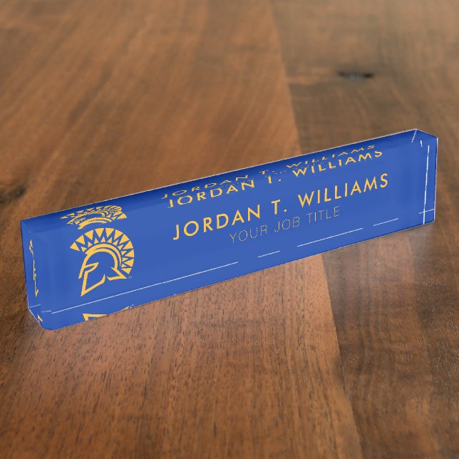 San Jose State Spartans Nameplate (Side)