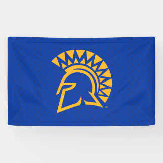 San Jose State Spartans Polka Dot Pattern Banner