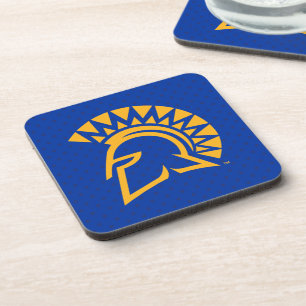San Jose State Spartans Polka Dot Pattern Coaster