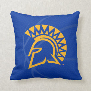 San Jose State Spartans State Basketball Cushion