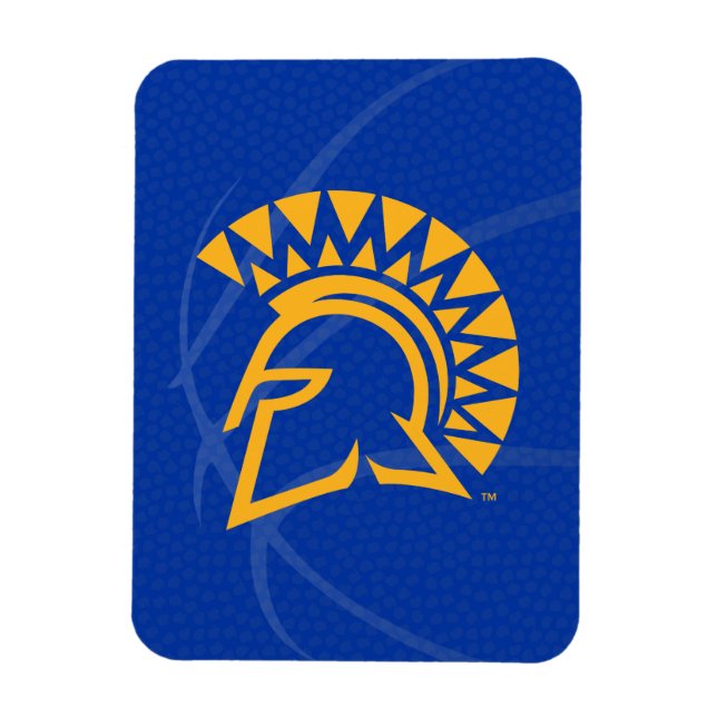 San Jose State Spartans State Basketball Magnet (Vertical)