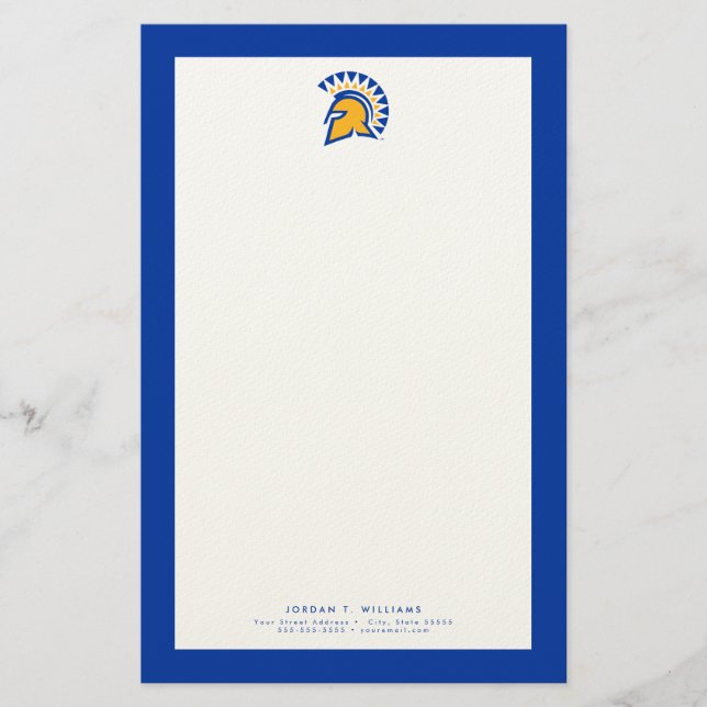 San Jose State Spartans Stationery (Front)